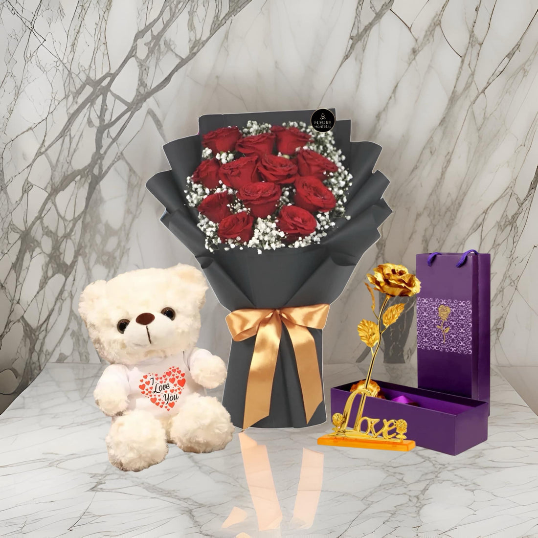 B-2 ( 12 ROSES ROUGES )