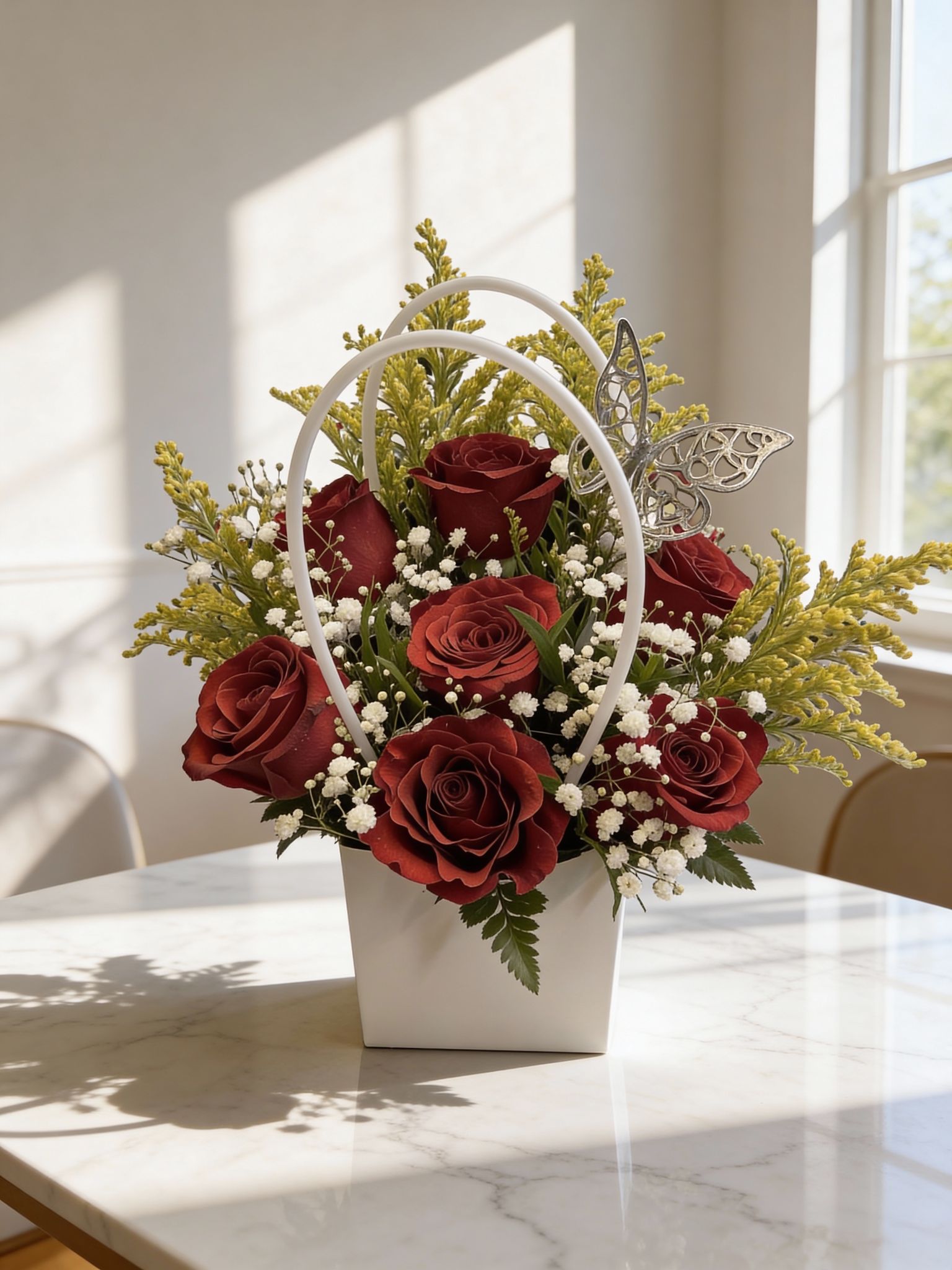 Bag 7 Red Roses