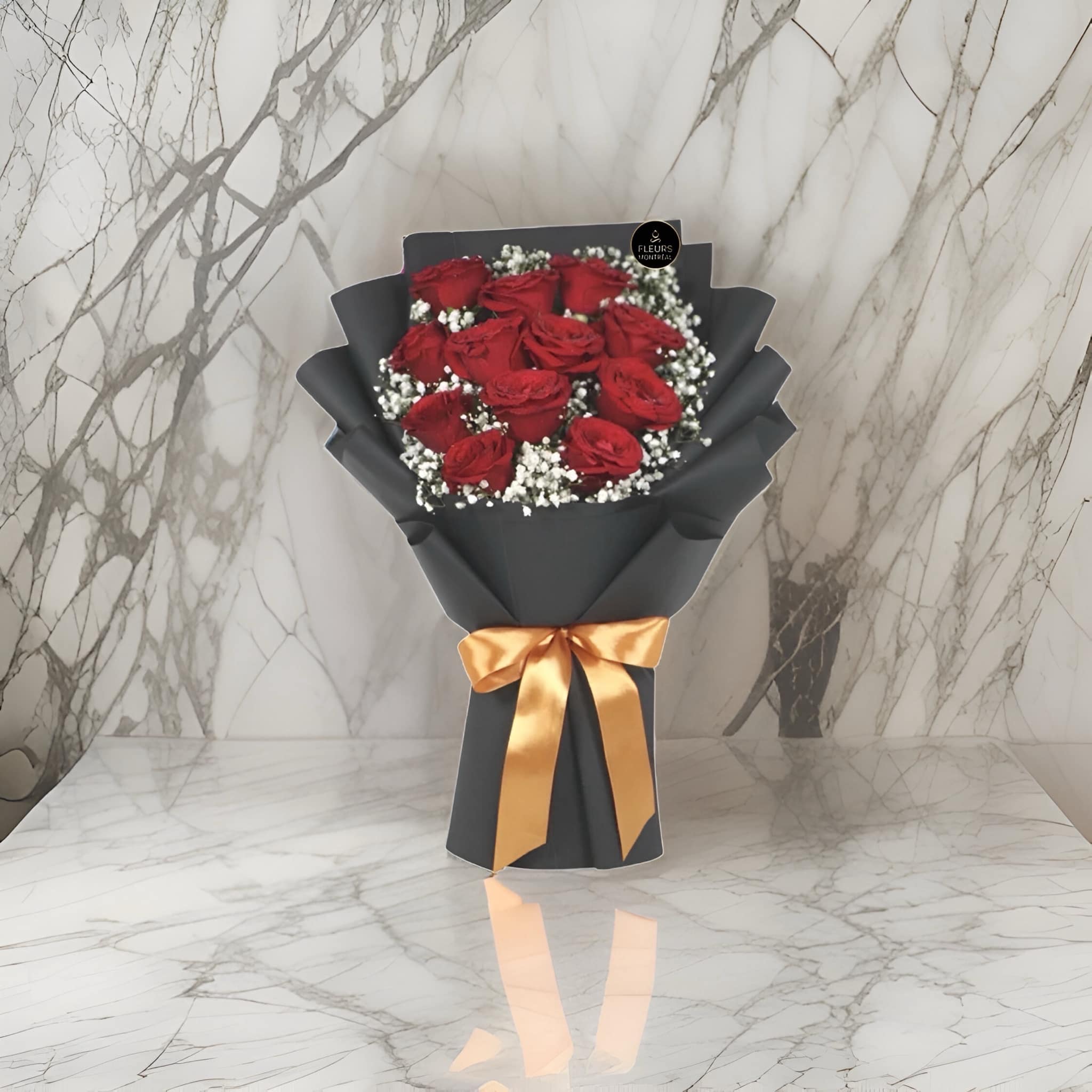 B ( 12 RED ROSES )