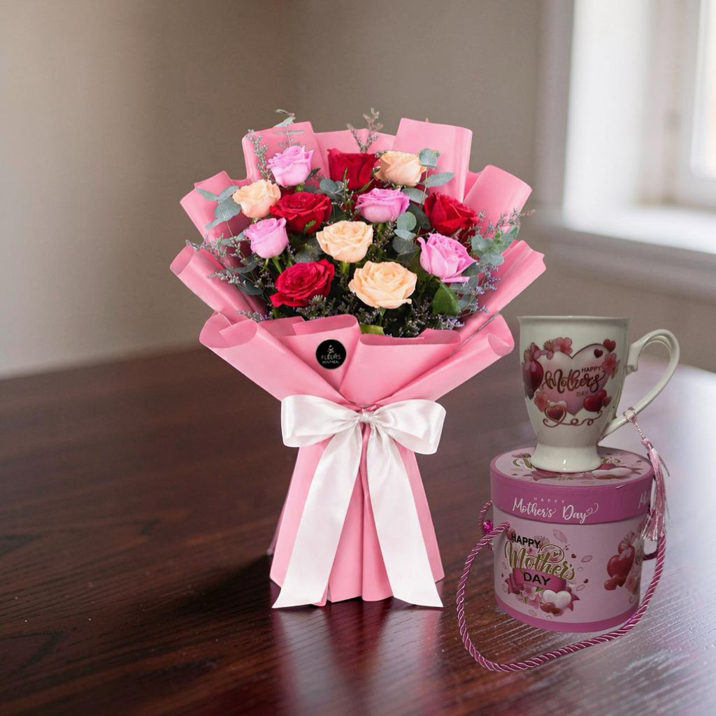 F-M1 12 Mix Roses