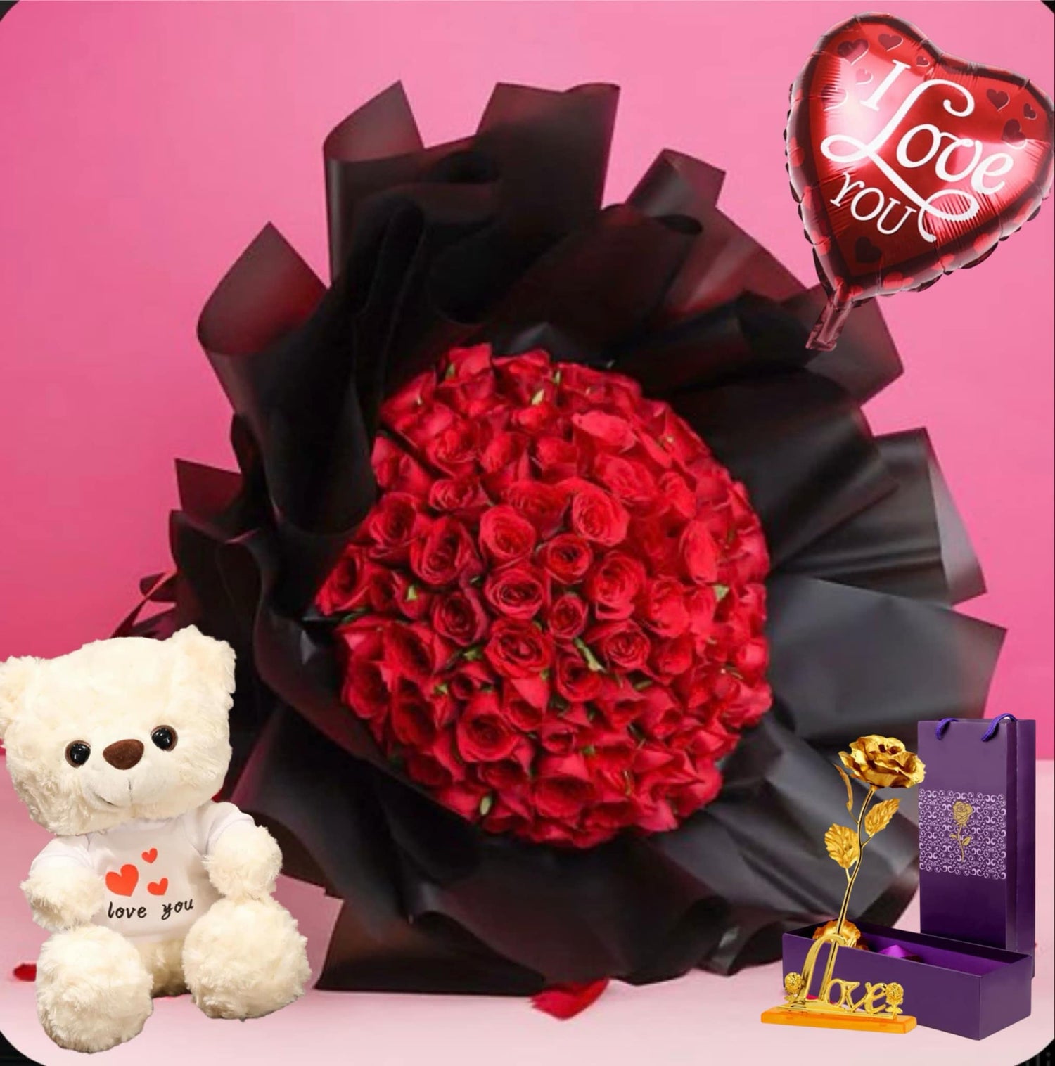 G-3( 50 RED ROSES )