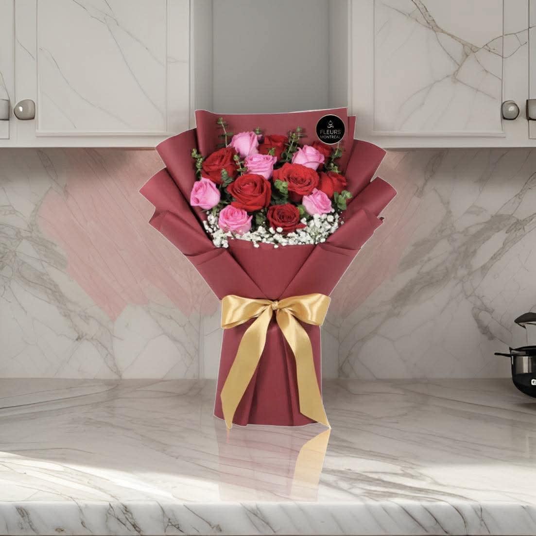 I ( 12 ROSES ROUGES &amp;amp; ROSES )