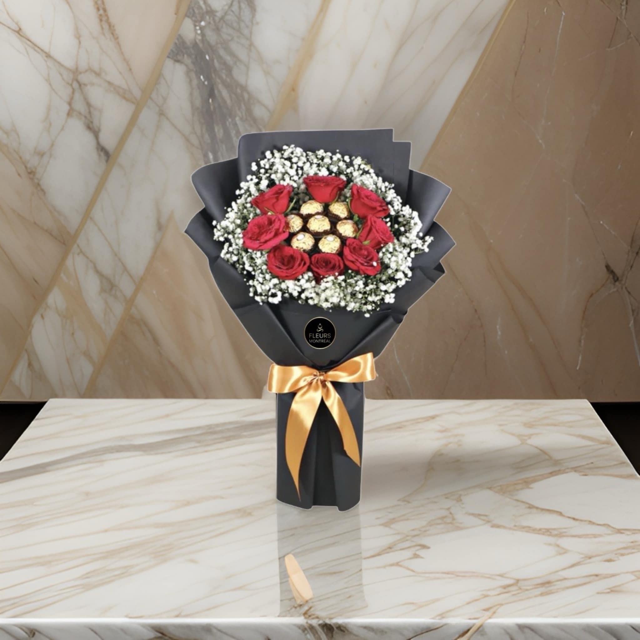 N ( 8 ROSES ROUGES &amp;amp; FERRERO )
