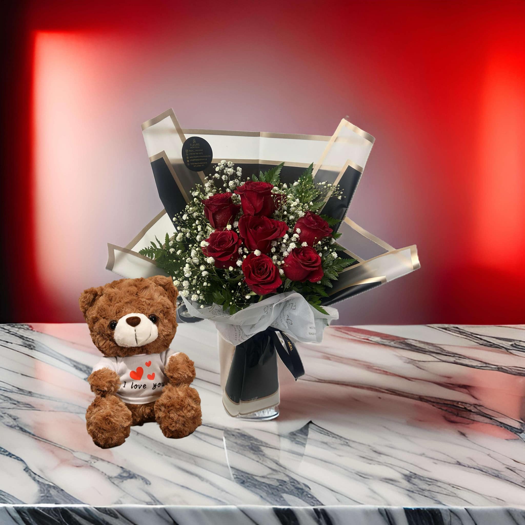 U-1 (7 RED ROSES )