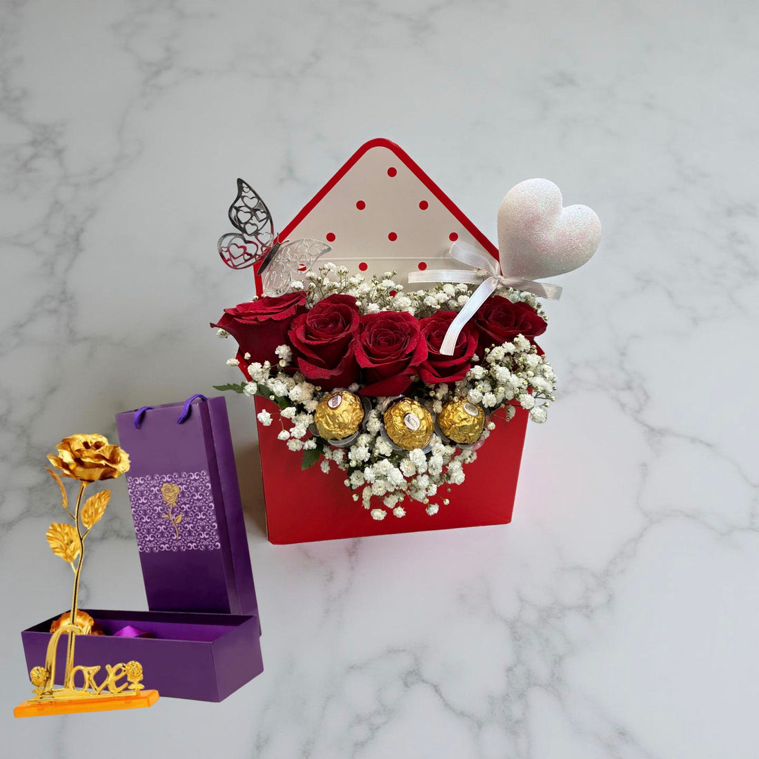 Envelope-1 (5 Red Roses )
